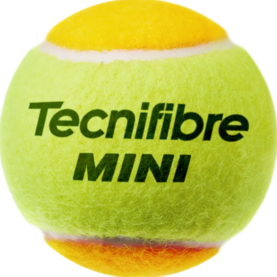 Tecnifibre BALLES MINI-TENNIS : CARTON DE 24 TUBES DE 3 BALLES DE TENNIS> Balles Pédagogiques