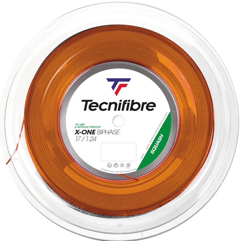 Tecnifibre BOBINE X-ONE BIPHASE SQUASH ORANGE> Cordages De Squash