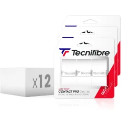 Tecnifibre CONTACT PRO BLANC (boîte de 12 packs)> Surgrips