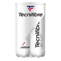 Tecnifibre COURT : CARTON DE 18 BIPACKS DE TUBES DE 4 BALLES DE TENNIS> Performance Pression