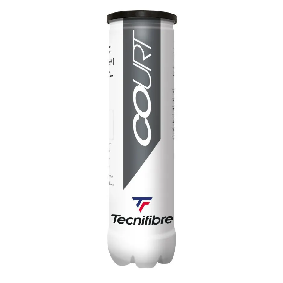 Tecnifibre COURT : CARTON DE 36 TUBES DE 4 BALLES DE TENNIS> Performance Pression