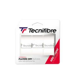 Tecnifibre PLAYERS DRY WHITE (boîte de 12 packs)> Surgrips