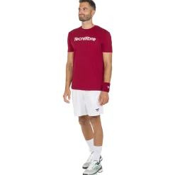 Tecnifibre TEAM COTTON TEE CARDINAL>Homme T-Shirts & Polos