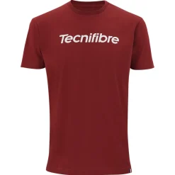 Tecnifibre TEAM COTTON TEE CARDINAL>Homme T-Shirts & Polos