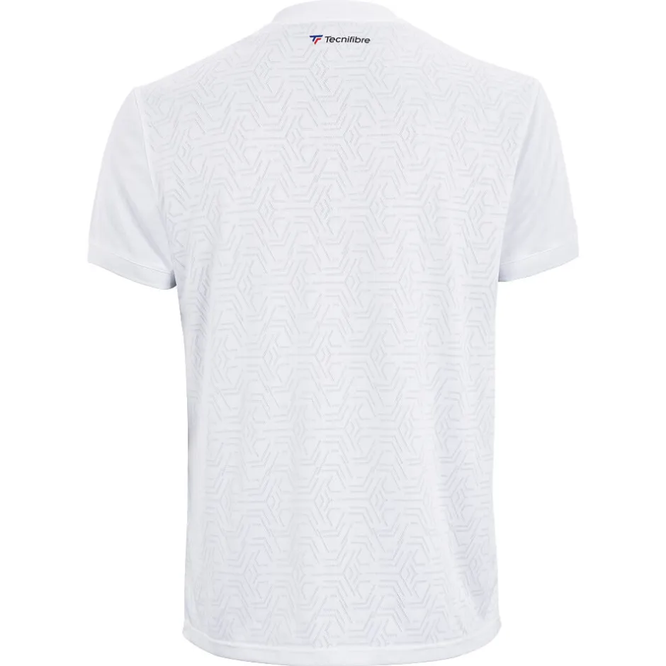 Tecnifibre TEAM POLO WHITE>Homme T-Shirts & Polos