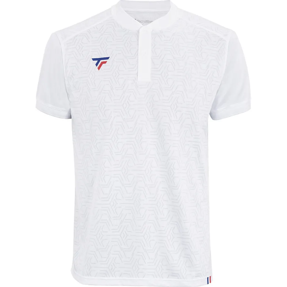 Tecnifibre TEAM POLO WHITE>Homme T-Shirts & Polos