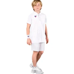 Tecnifibre TEAM POLO WHITE JUNIOR> T-Shirts & Polos