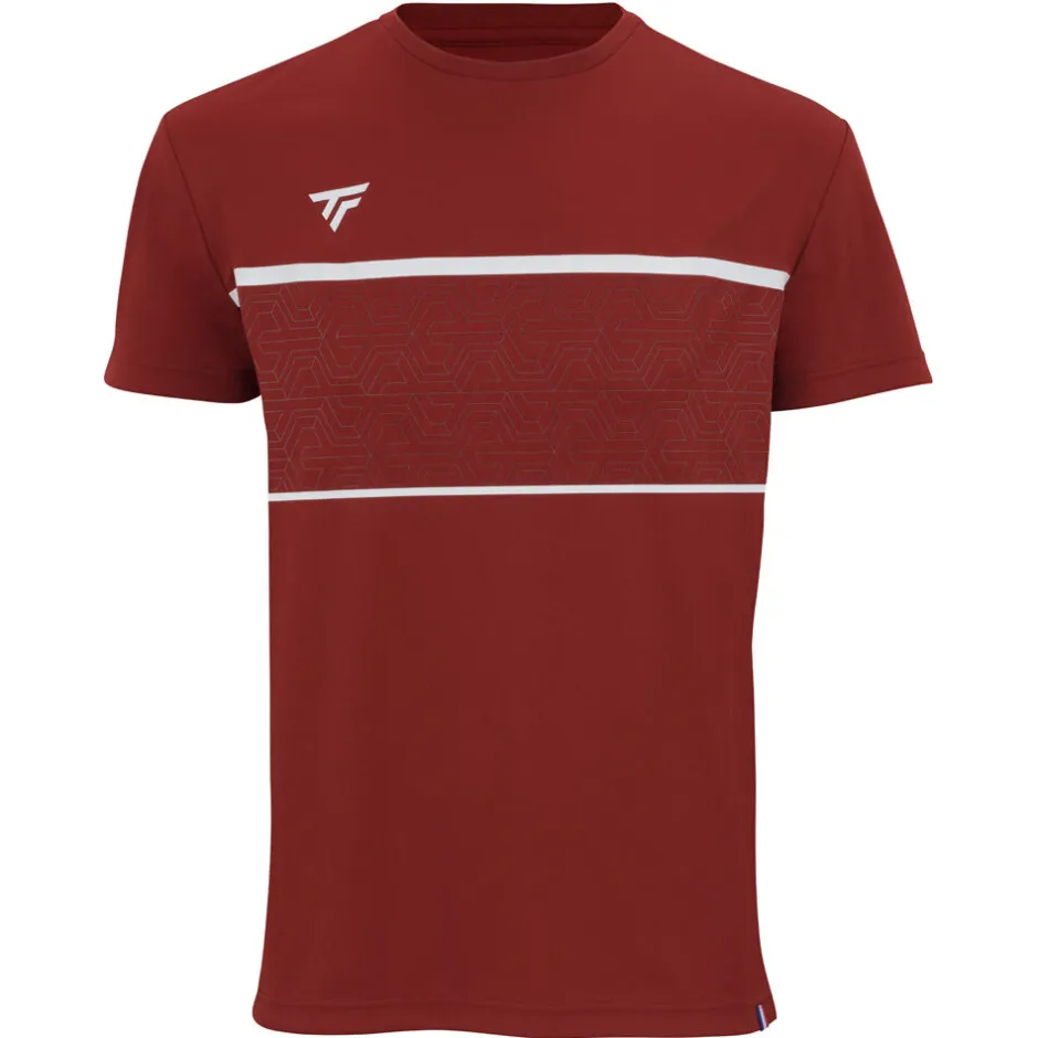 Tecnifibre TEAM TECH TEE CARDINAL JUNIOR> T-Shirts & Polos