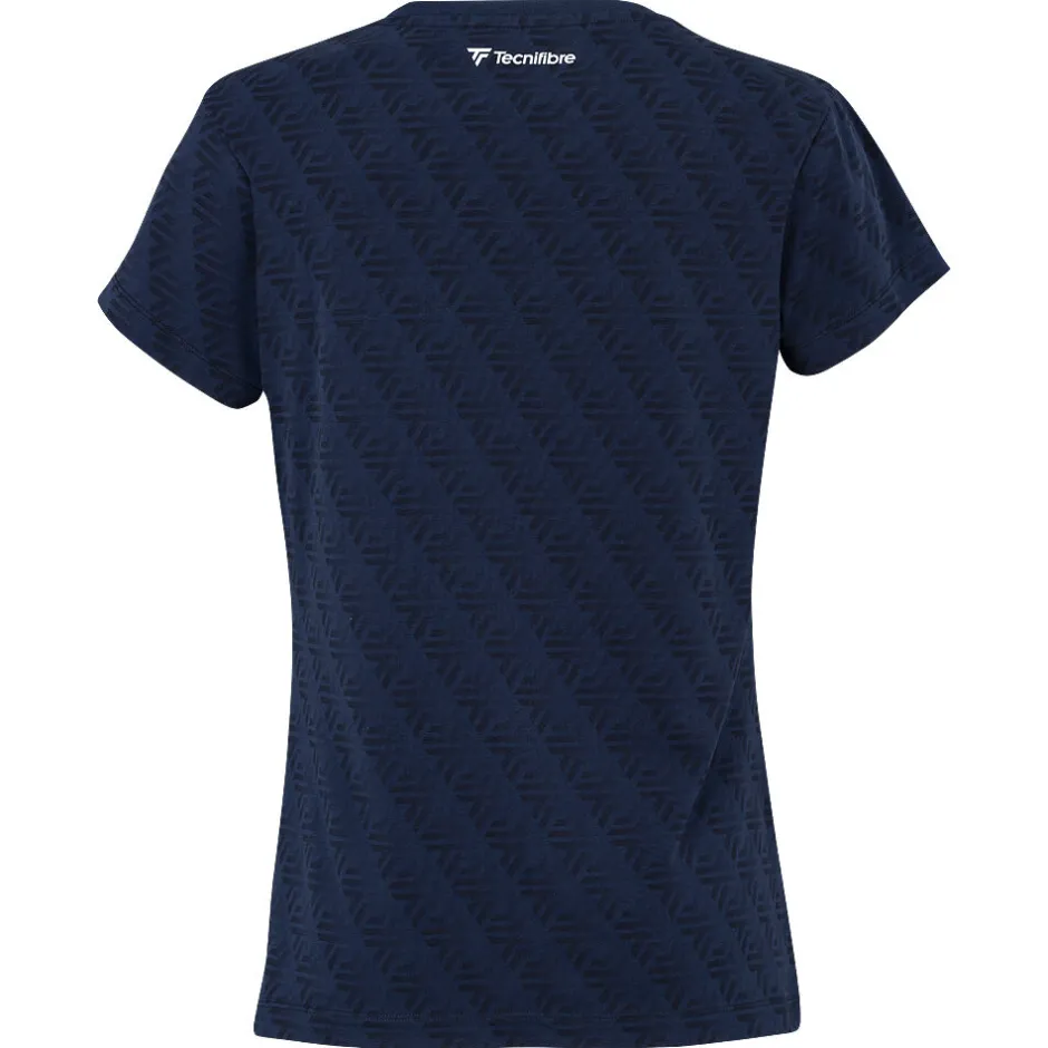 Tecnifibre T-SHIRT FEMME GRAPHIC TEE STRETCH MARINE>Femme T-Shirts & Polos