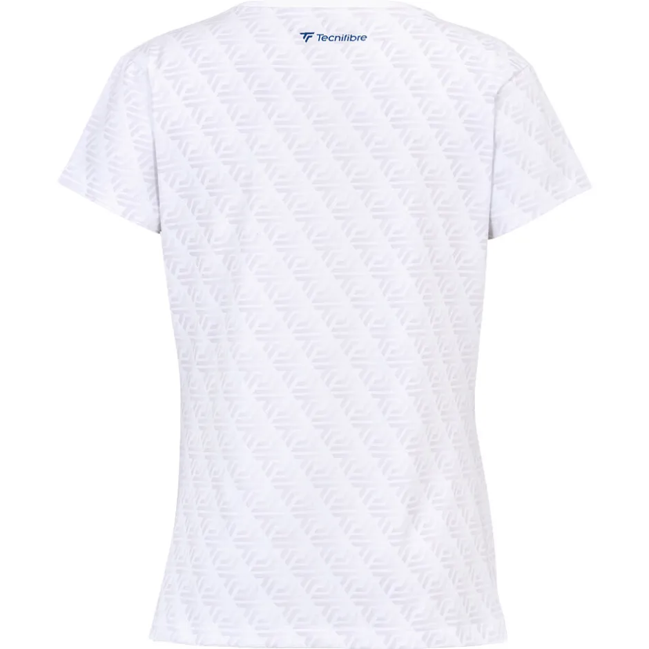 Tecnifibre T-SHIRT FEMME GRAPHIC TEE STRETCH BLANC>Femme T-Shirts & Polos