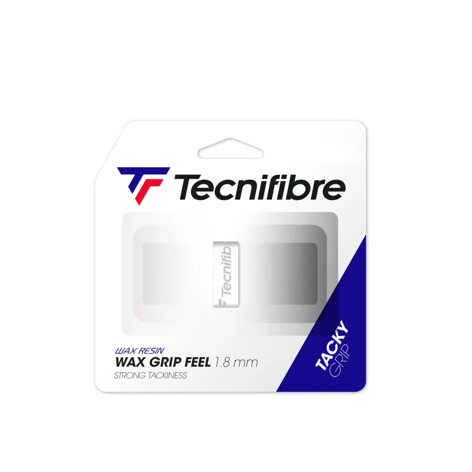 Tecnifibre WAX FEEL GRIP WHITE (boîte de 12 packs d'1 grip)> Grips
