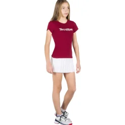 Tecnifibre W. TEAM COTTON TEE CARDINAL JUNIOR> T-Shirts & Polos