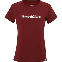 Tecnifibre W. TEAM COTTON TEE CARDINAL JUNIOR> T-Shirts & Polos