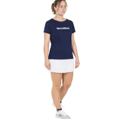 Tecnifibre W. TEAM COTTON TEE MARINE>Femme T-Shirts & Polos