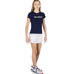 Tecnifibre W. TEAM COTTON TEE MARINE JUNIOR> T-Shirts & Polos