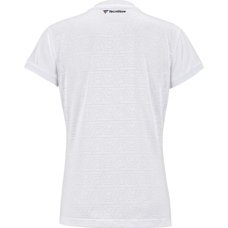 Tecnifibre W. TEAM POLO WHITE>Femme T-Shirts & Polos