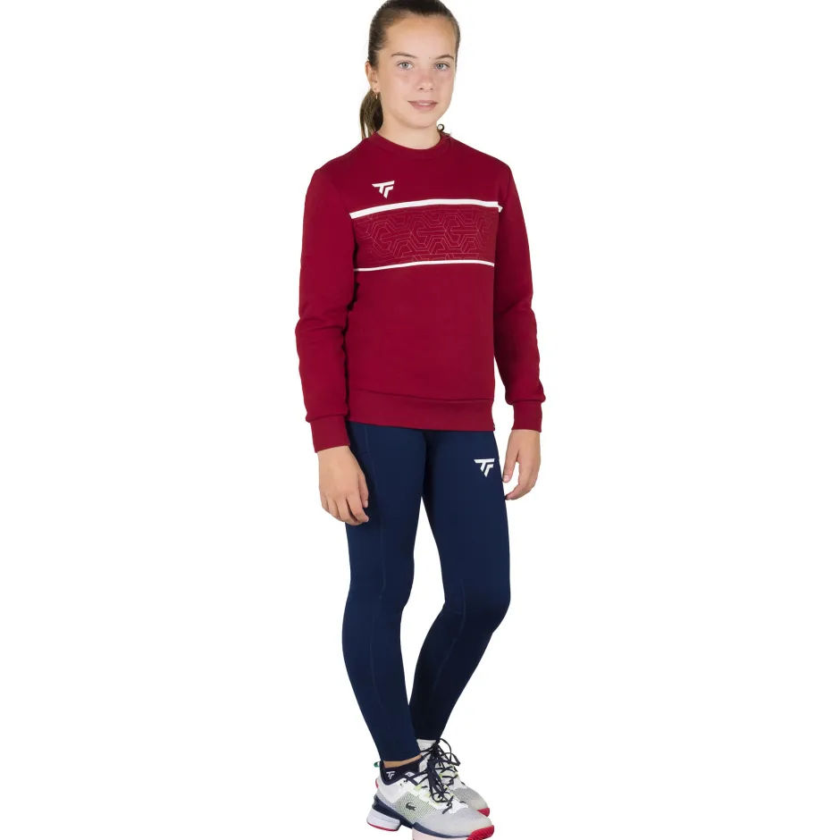 Tecnifibre W. TEAM SWEATER CARDINAL JUNIOR> Sweats & Vestes