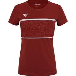 Tecnifibre W. TEAM TECH TEE CARDINAL>Femme T-Shirts & Polos