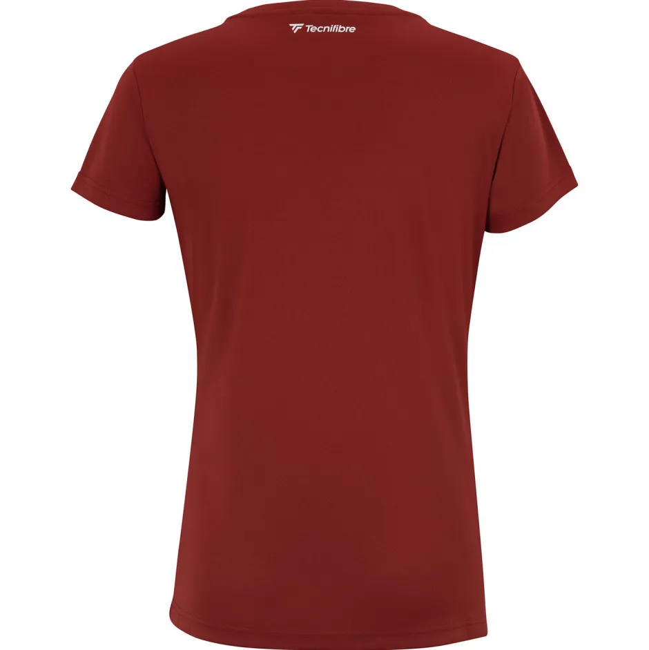 Tecnifibre W. TEAM TECH TEE CARDINAL JUNIOR> T-Shirts & Polos