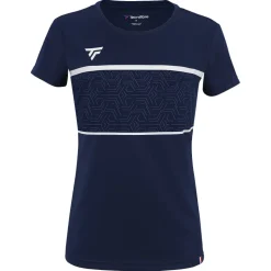 Tecnifibre W. TEAM TECH TEE MARINE>Femme T-Shirts & Polos