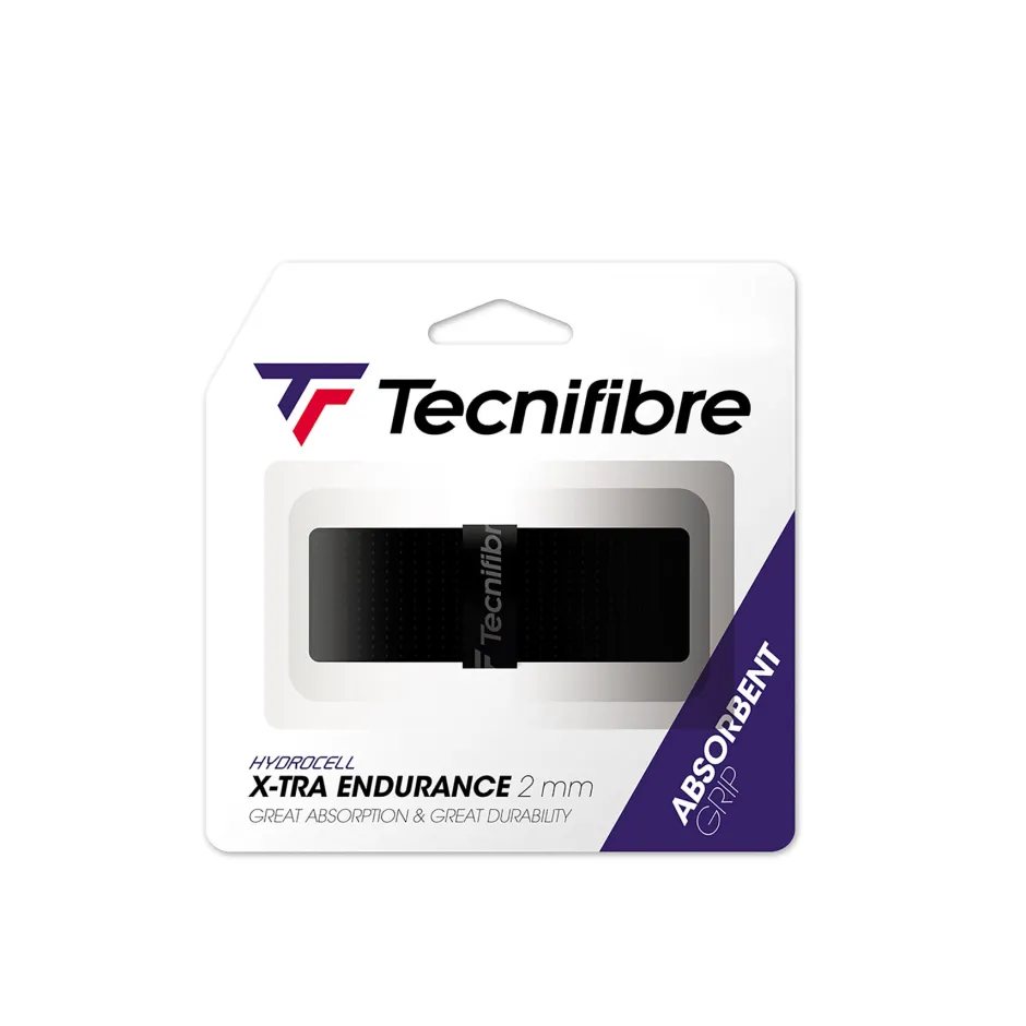 Tecnifibre X-TRA ENDURANCE NOIR (boîte de 12 packs d'1 grip)> Grips
