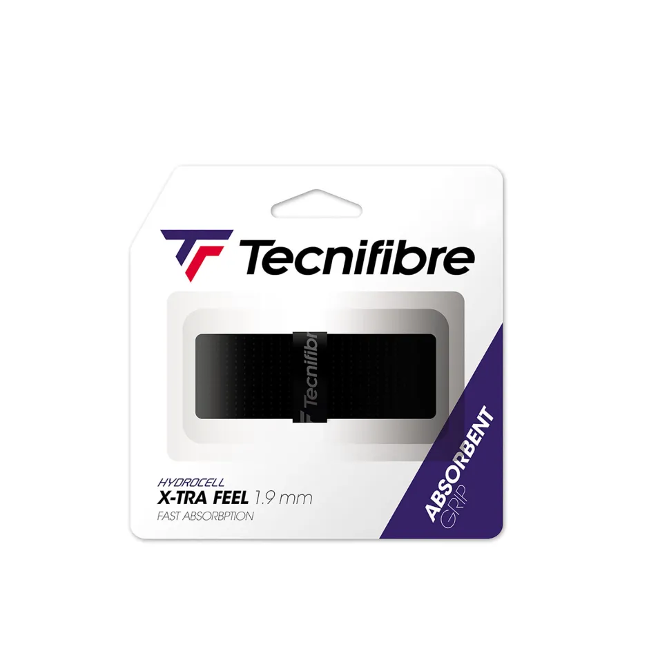 Tecnifibre X-TRA FEEL NOIR (boîte de 12 packs d'1 grip)> Grips